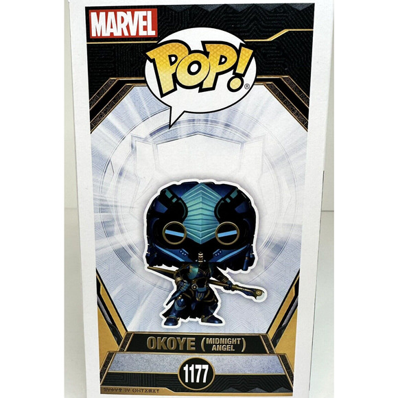Funko Pop! OKOYE Midnight‎ Angel Marvel Black Panther Wakanda Forever 1177 NEW - Picture 2 of 9